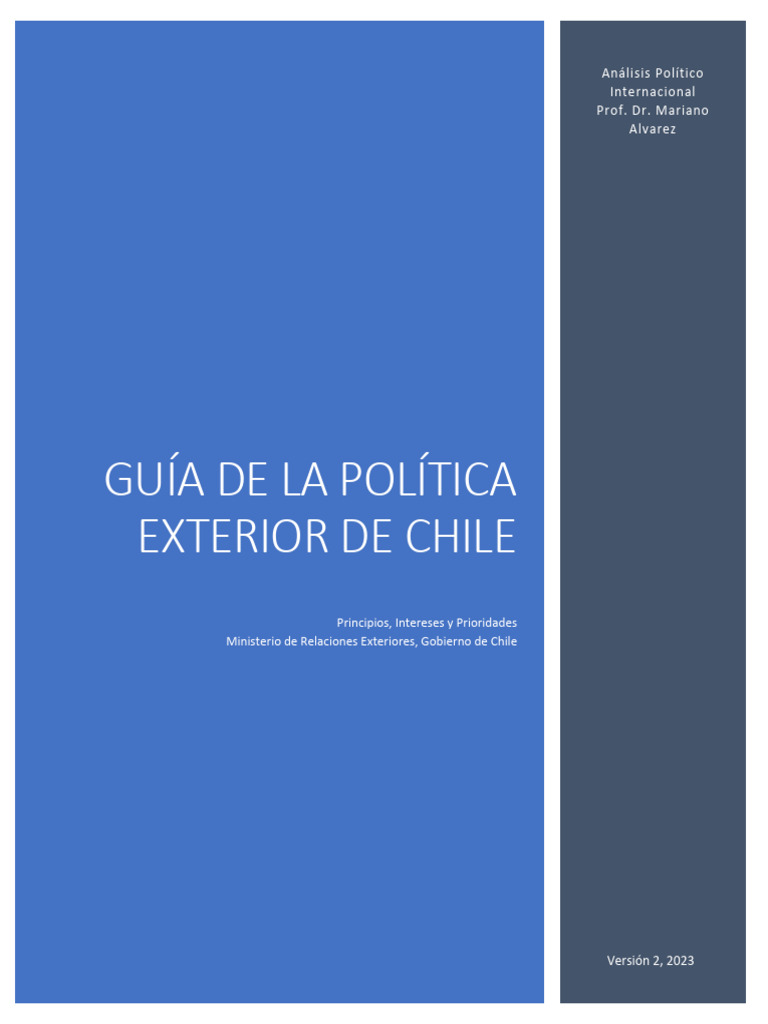 Política exterior de Chile: El dilema entre Estados Unidos y China