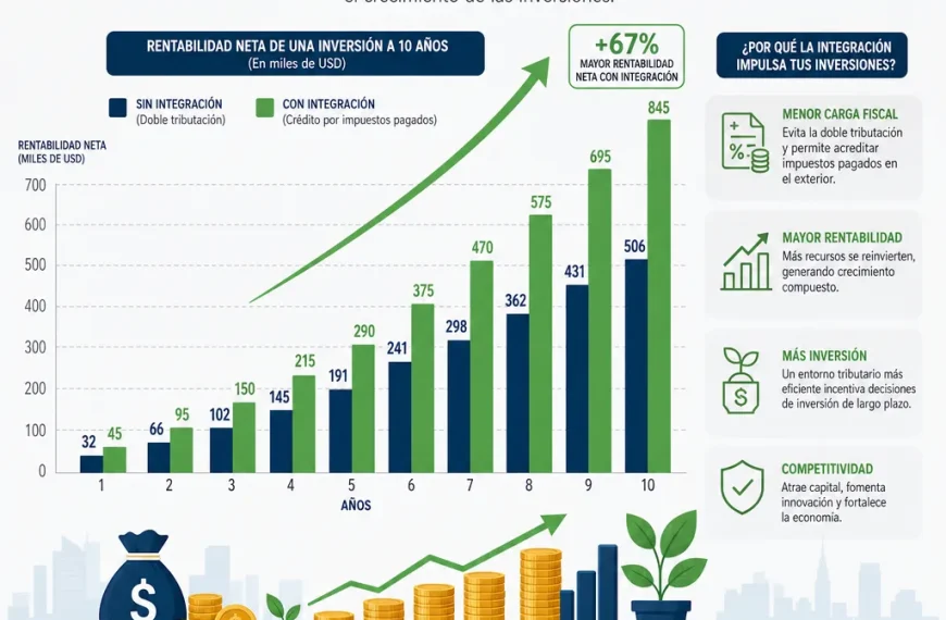 Integración en el impuesto a la renta: Impacto en la inversión local