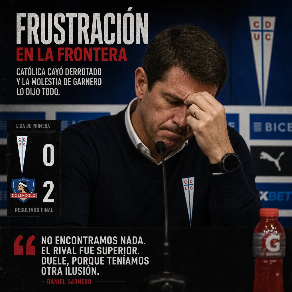 Garnero se queja sobre los árbitros y la derrota ante Colo Colo