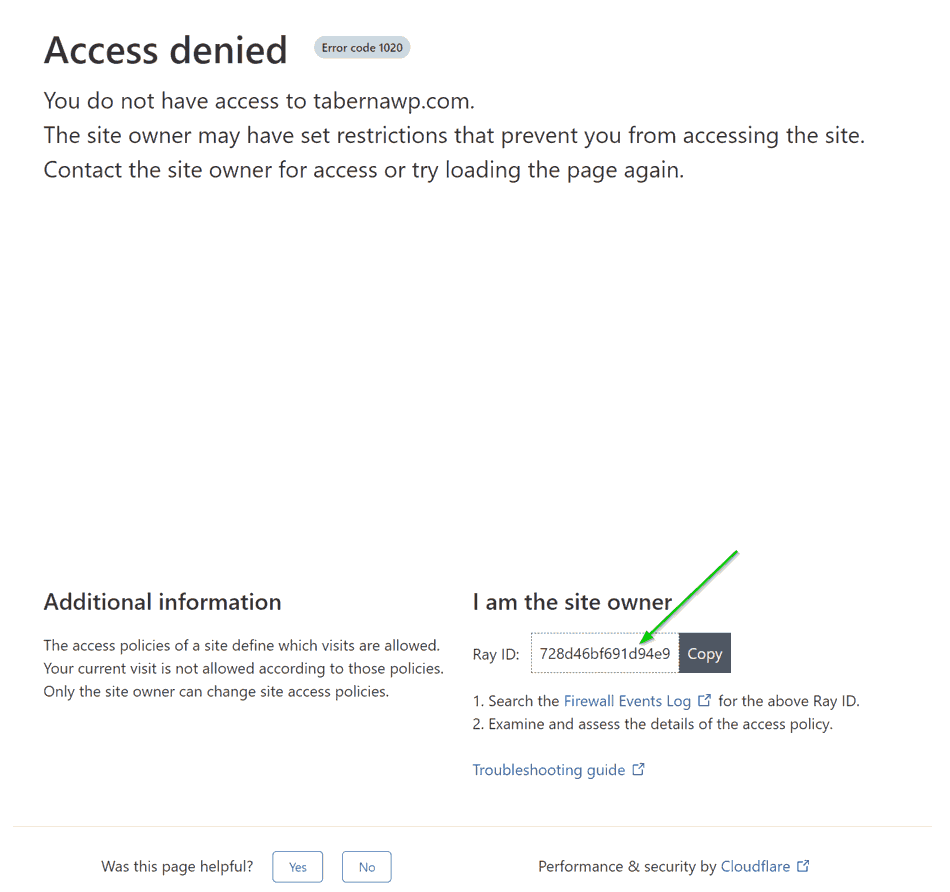 Error 1005 Cloudflare: Por qué aparece y cómo resolverlo fácilmente