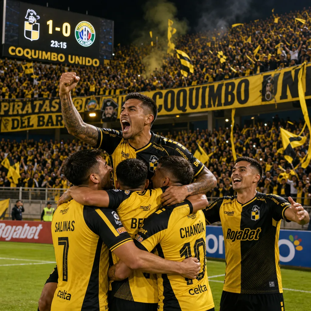 Coquimbo Unido brilla con un 3-0 ante Audax Italiano en la Liga