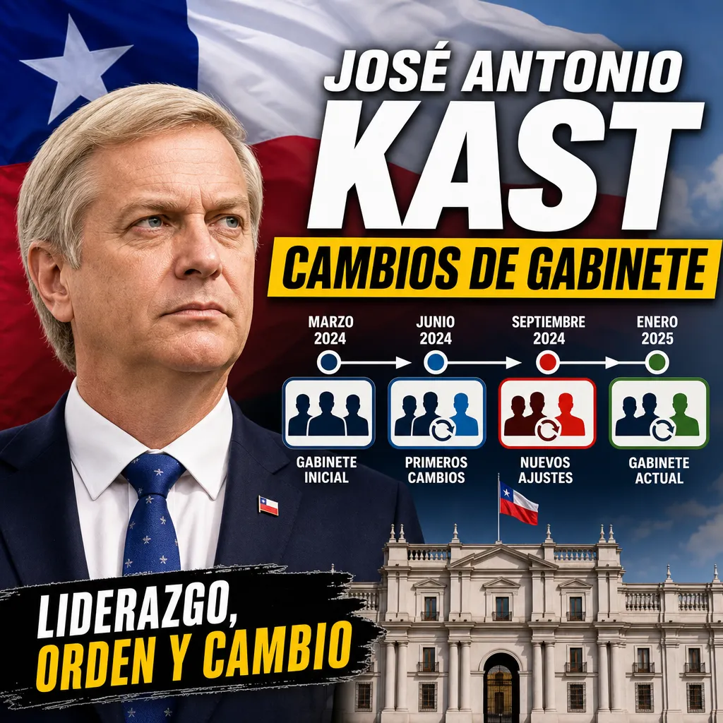 Cambio de Gabinete: José Antonio Kast Realiza el Ajuste Más Rápido en Democracia