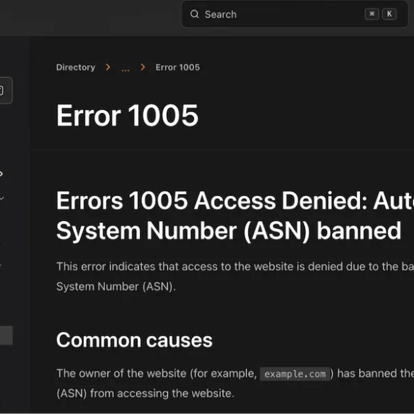Error 1005 Cloudflare: Comprendiendo el Acceso Denegado y sus Soluciones