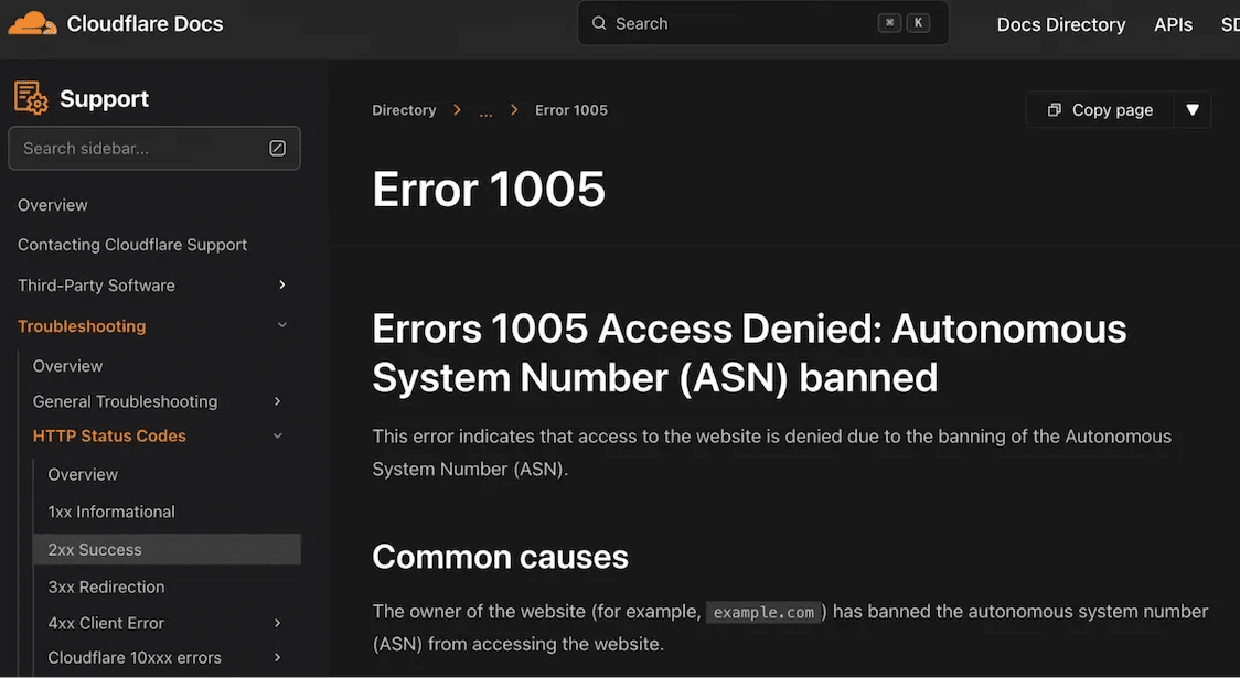 Error 1005 Cloudflare: Comprendiendo el Acceso Denegado y sus Soluciones