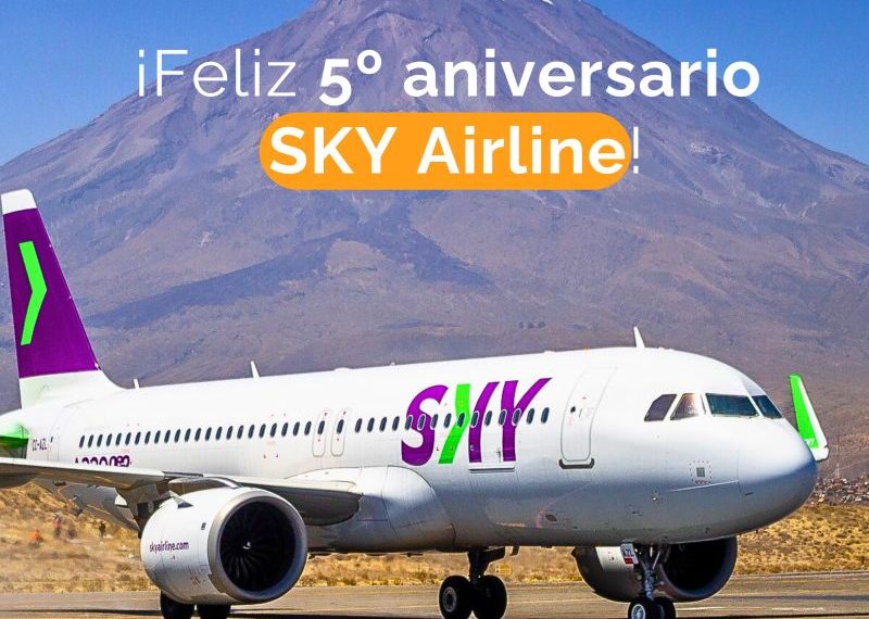 SKY Airline celebra su 25° aniversario: un legado de puntualidad