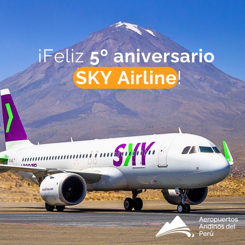 SKY Airline celebra su 25° aniversario: un legado de puntualidad