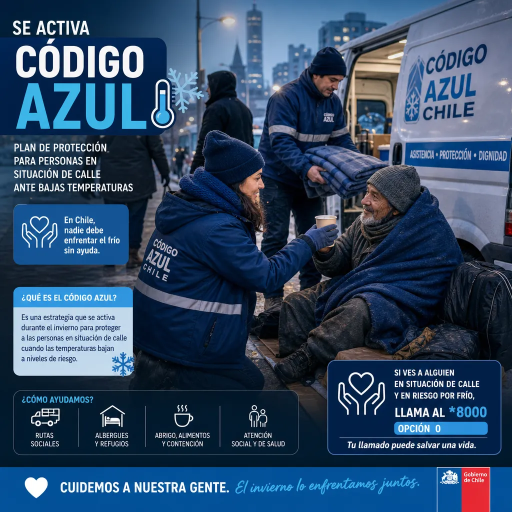 Código Azul: ¿Qué implica activar este programa en invierno?
