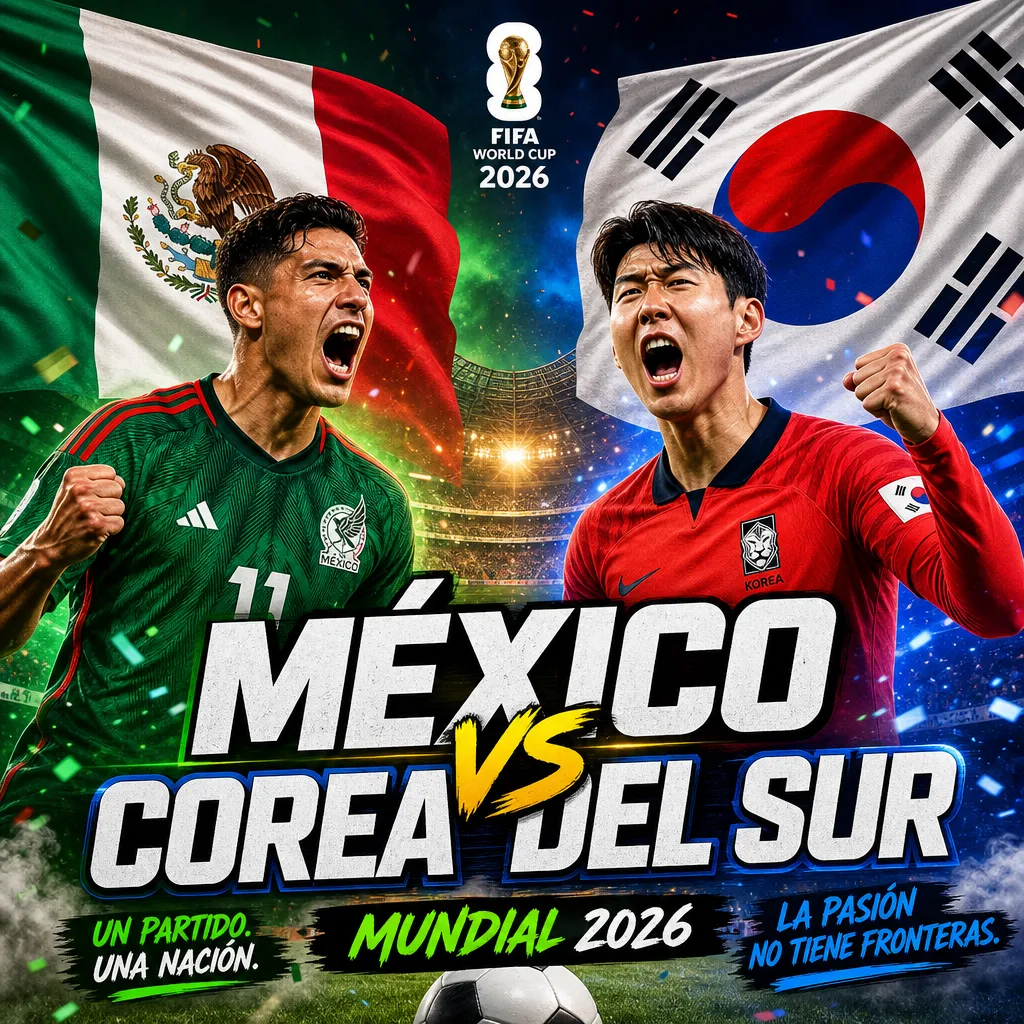 México vs Corea del Sur: ¿Quién logrará la victoria en el Mundial 2026?