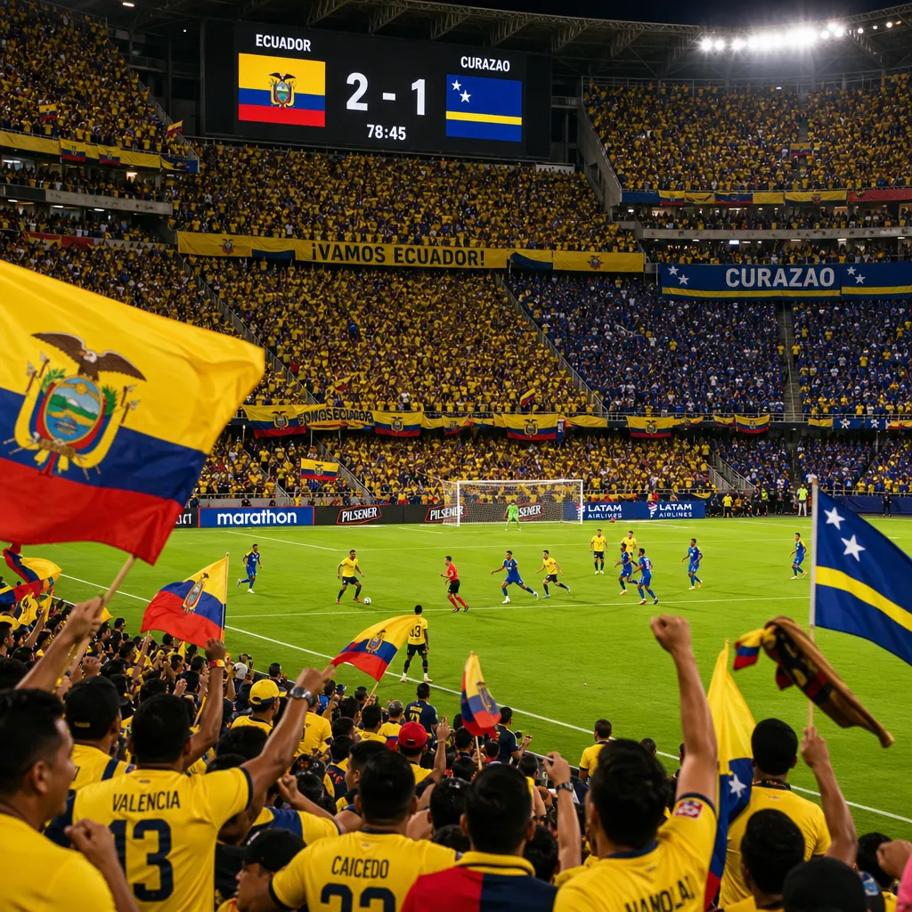Ecuador vs Curazao: Esperanzas de triunfo en el Mundial 2026