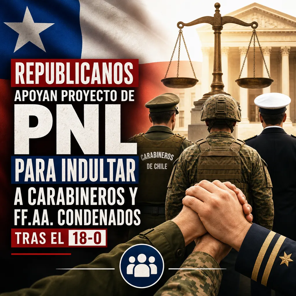 Indulto Uniformados 18-O: Apoyo Republicano y Su Importancia en Chile