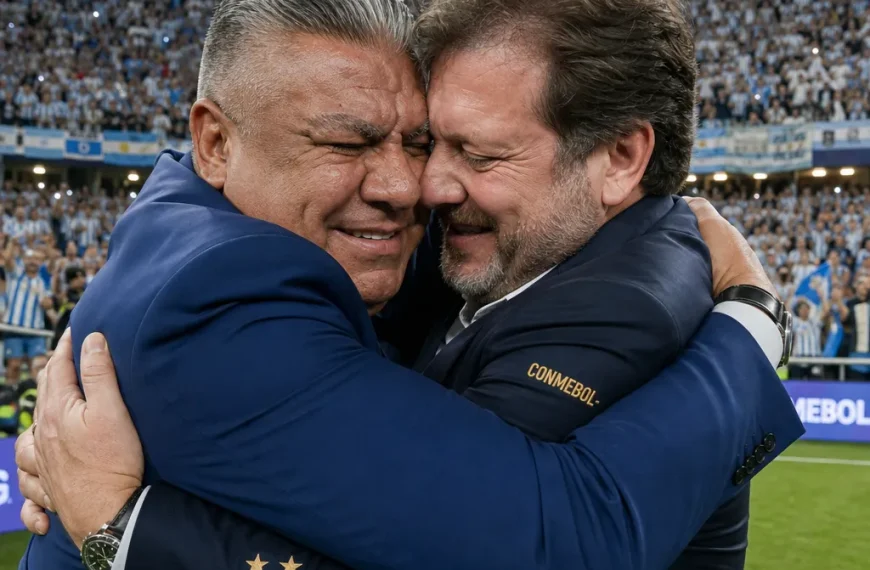 Clasificación de Argentina: El conmovedor abrazo de Tapia y Domínguez