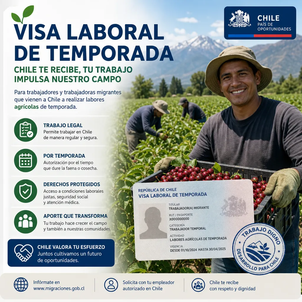 Visa Laboral de Temporada: La Clave para Solucionar la Escasez de Mano de Obra En Chile