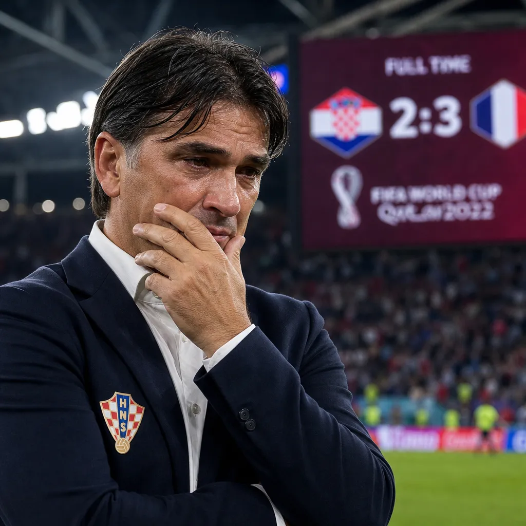 Derrota de Croacia: El lamento de Dalic tras caer ante Portugal