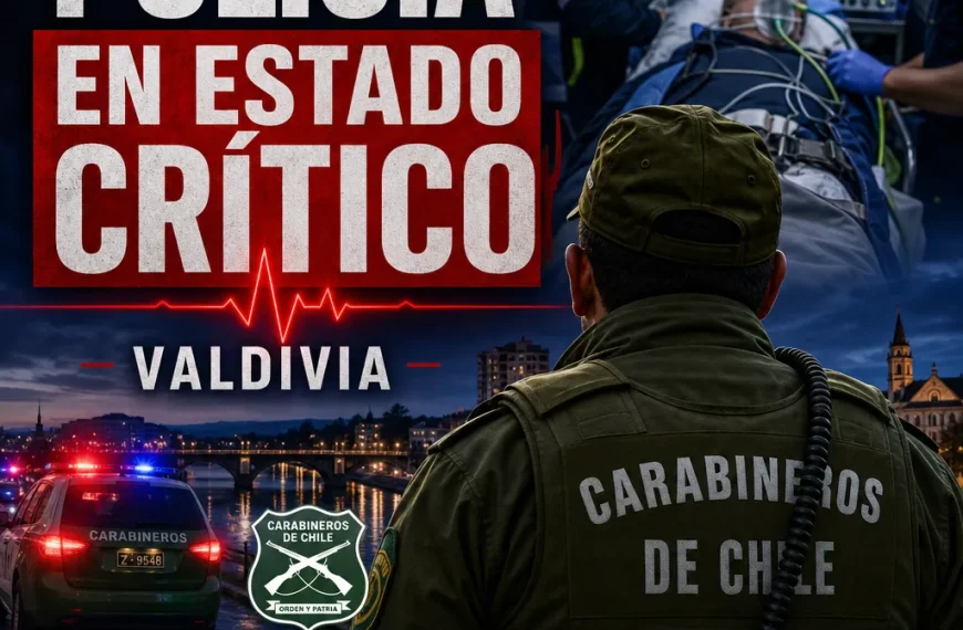Ministro Arrau revela estado crítico de carabinero herido en Valdivia
