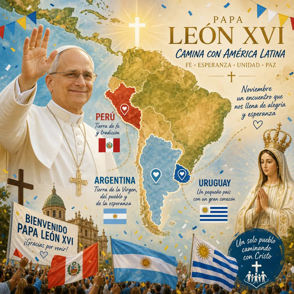 Papa León XVI: Su primera visita a América Latina en noviembre
