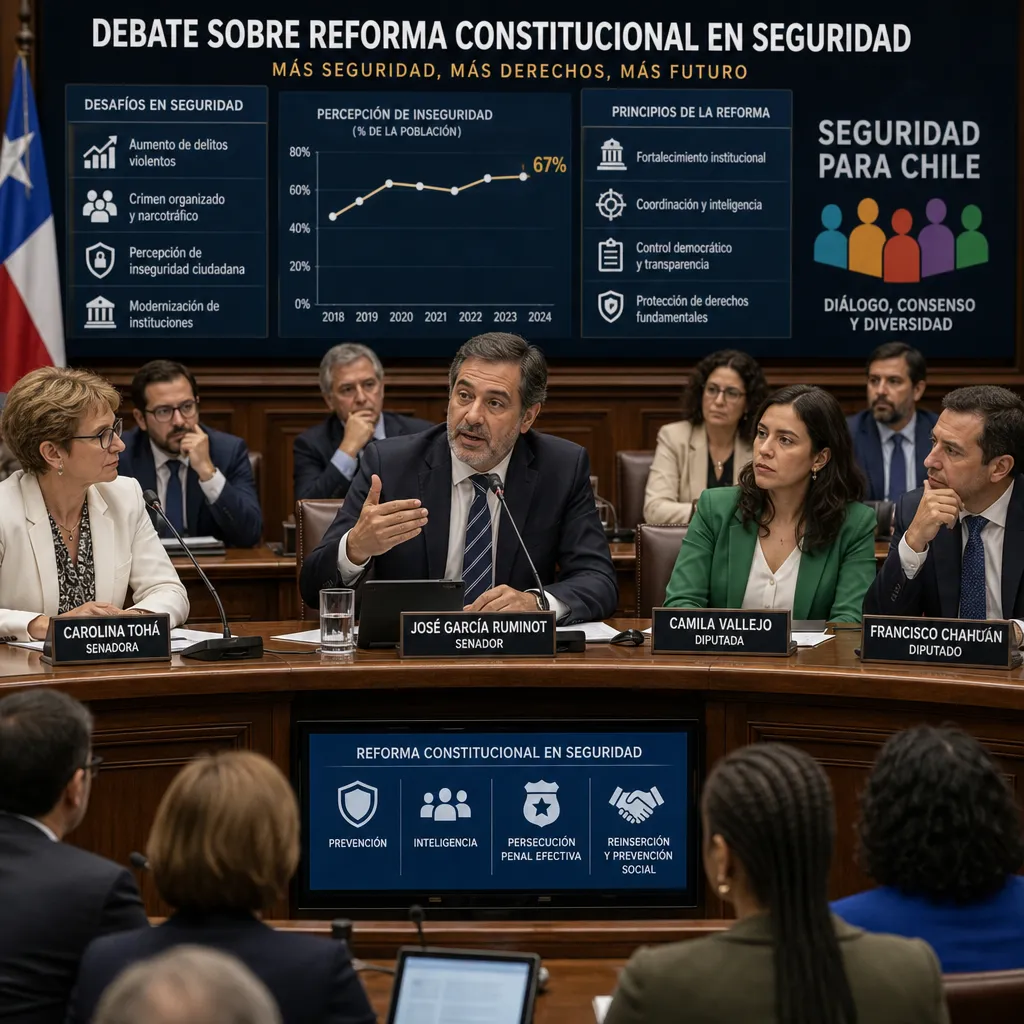 Reforma constitucional: ¿Cómo impacta la seguridad en Chile?