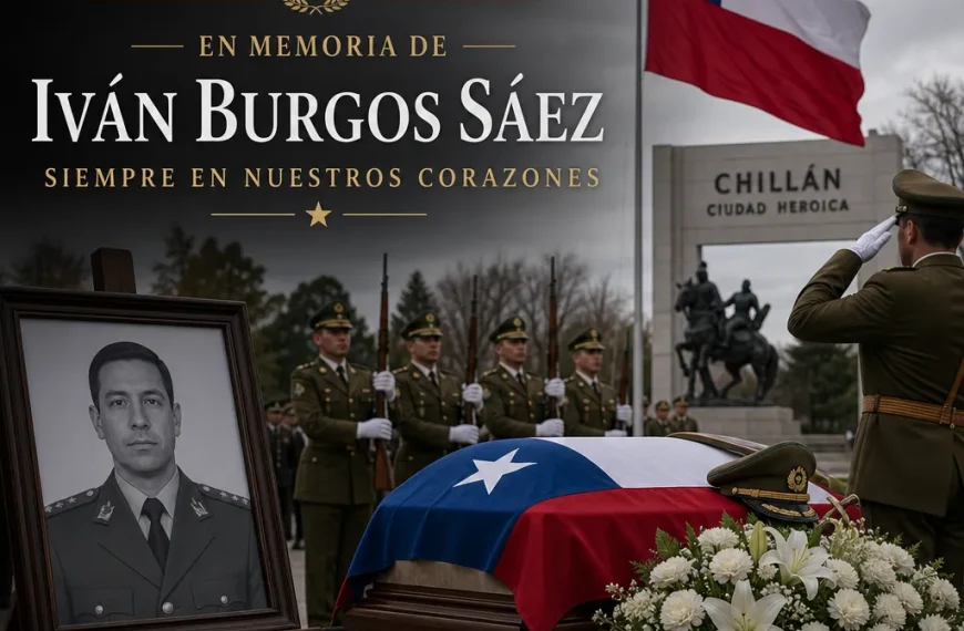 Ejército de Chile honora la memoria del cabo Iván Burgos Sáez