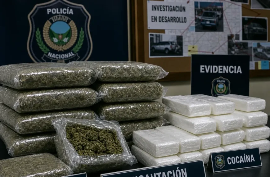 Incautación de Drogas: Más de 800 Kilos de Marihuana Desmantelados