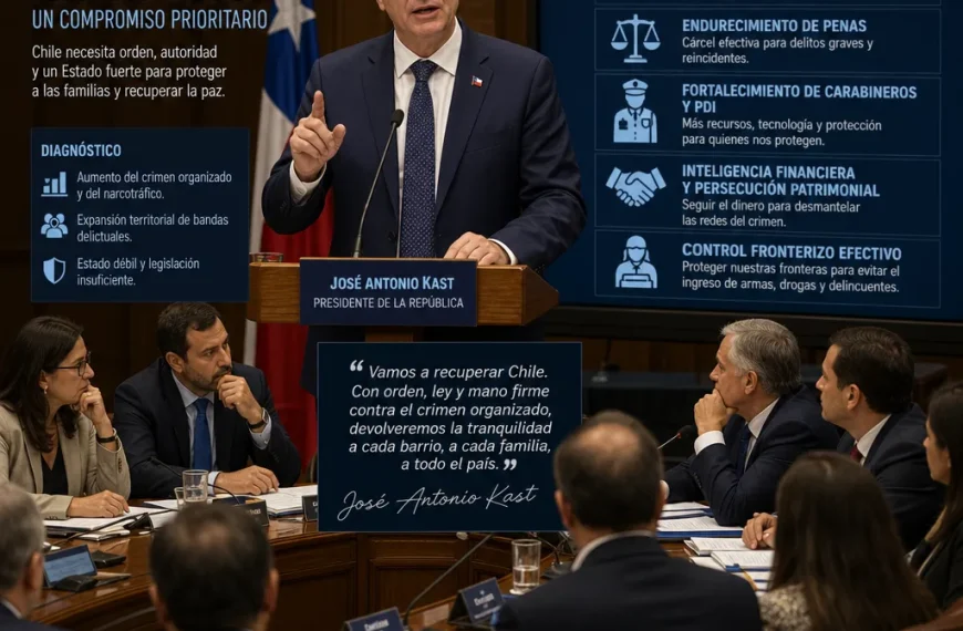 Agenda contra el Crimen Organizado: ¿Qué se viene en el Congreso?
