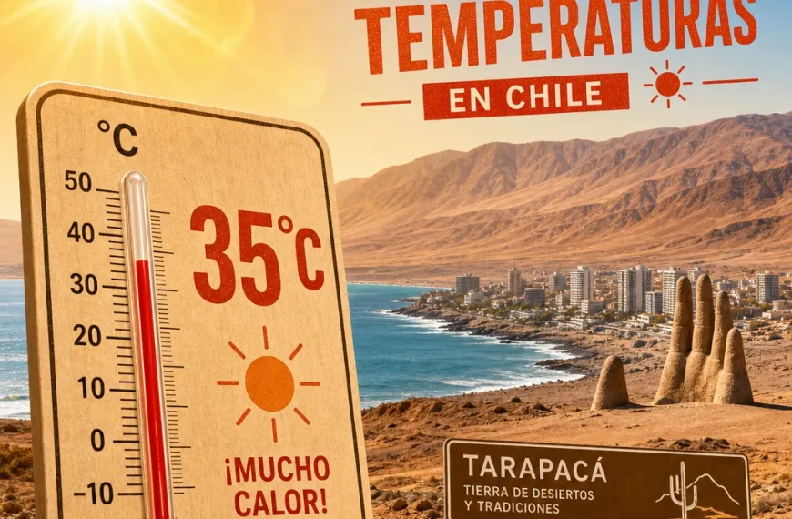 Altas Temperaturas Chile: Aviso Meteorológico por Calor Extremo