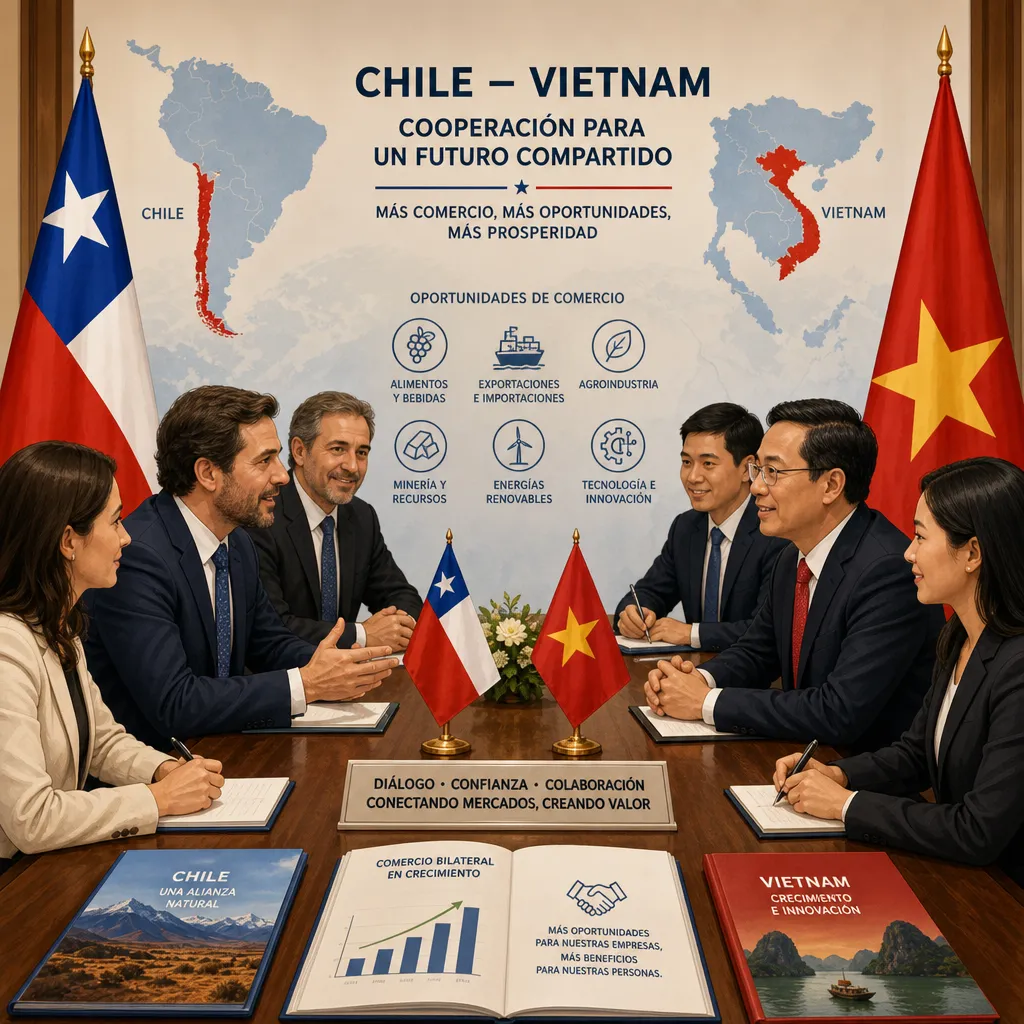 Relaciones Chile Vietnam: ¿Qué oportunidades hay para el comercio?
