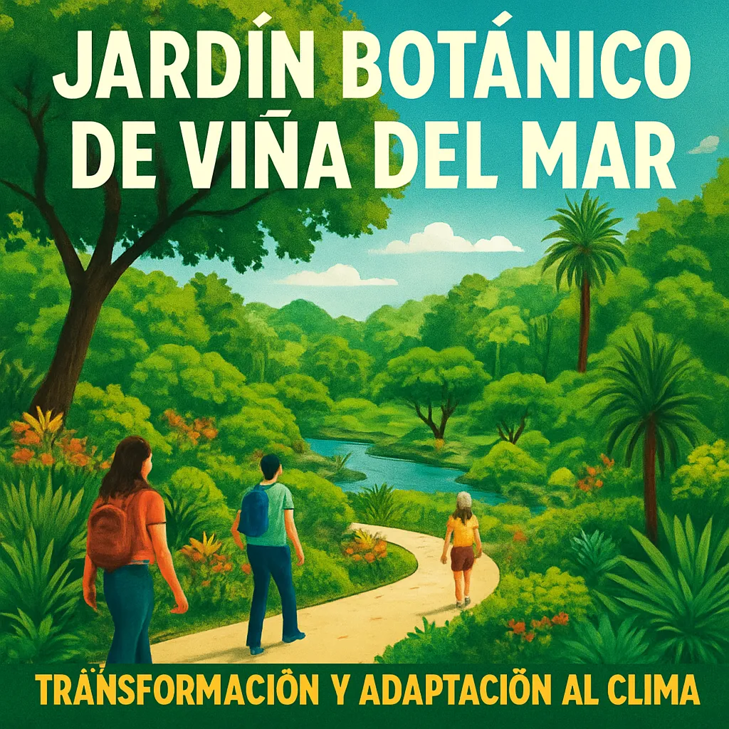 Jardín Botánico de Viña del Mar: Un refugio de adaptación climática