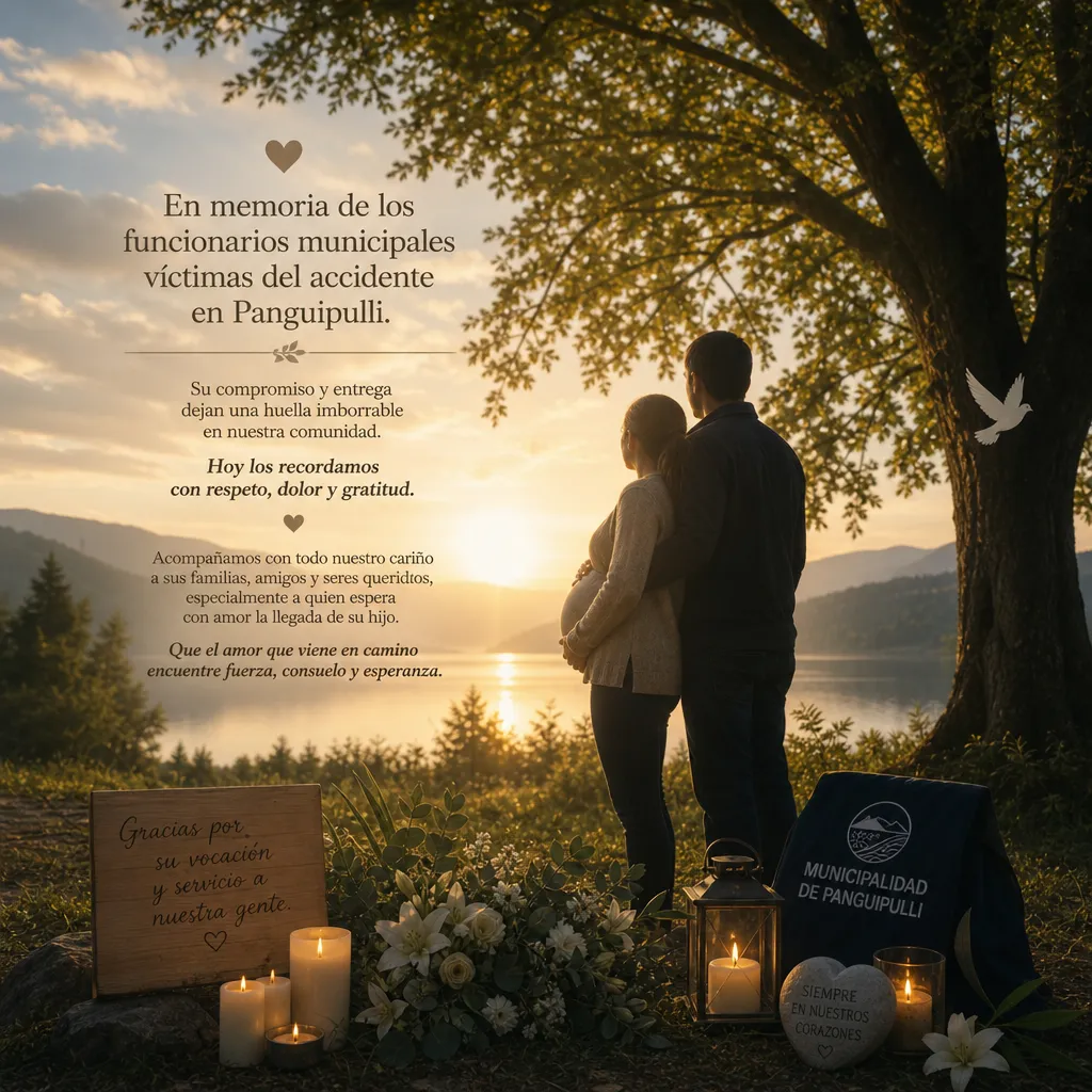 Accidente de árbol en Panguipulli revela tragedia de funcionarios