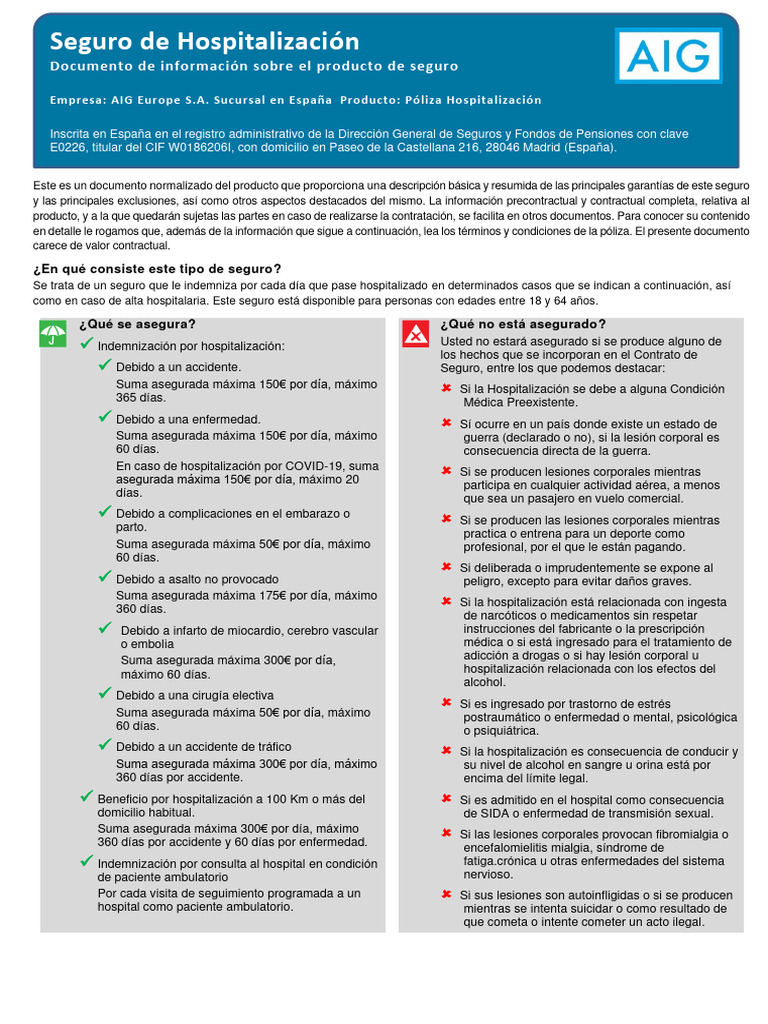 Seguro de Hospitalización: ¿Qué Cubrirá y Cómo Comparar Opciones?