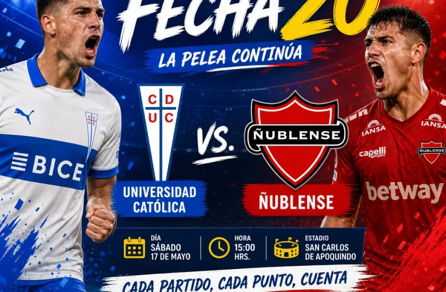 Fecha 20 Liga de Primera: Todo sobre el duelo entre UC y Ñublense