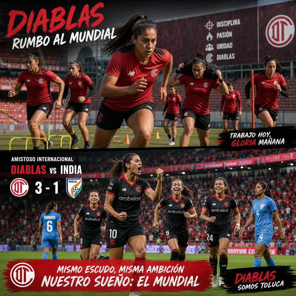Diablas: Preparación Intensiva para el Mundial ante India