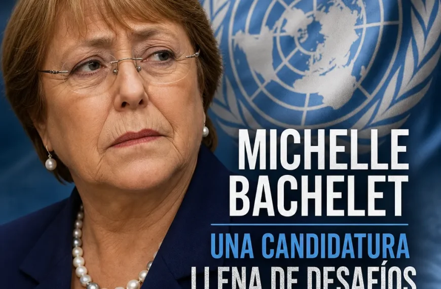 Michelle Bachelet ONU: ¿Qué significa su desplome en la carrera?