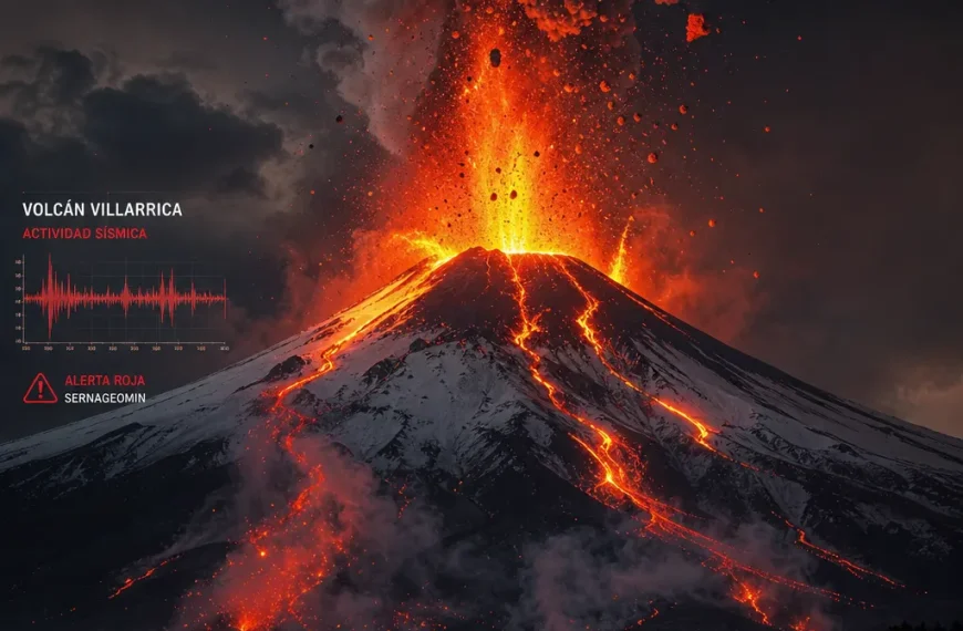 Volcán Villarica: Alerta Técnica y Siguiendo su Actividad