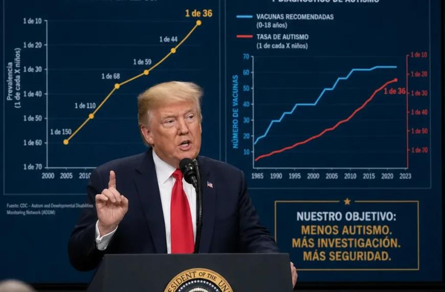 Reducción de la tasa de autismo: ¿Es cierto lo que dice Trump?
