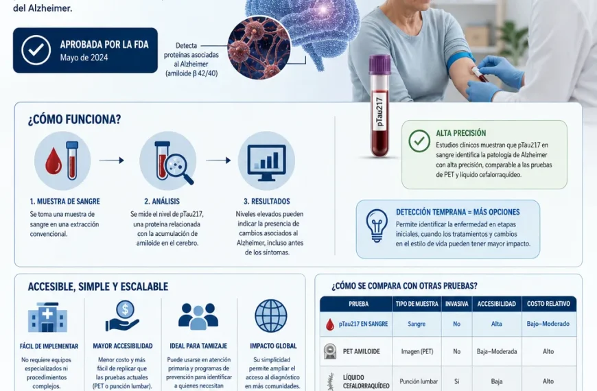 Prueba de Alzheimer aprobada por la FDA: ¿Cómo funciona y qué implica?