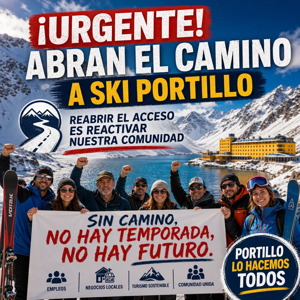 Ski Portillo: Gremios del turismo claman por la reapertura urgente