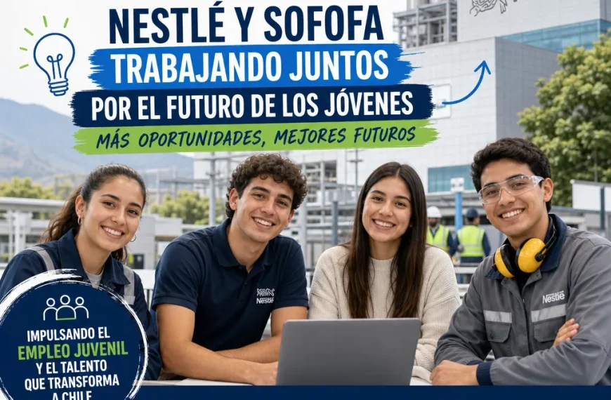 Inserción laboral: cómo Nestlé y SOFOFA ayudan a jóvenes