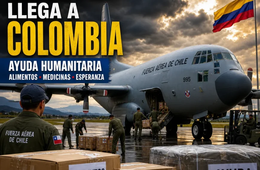 Ayuda humanitaria Colombia: El vuelo de la FACH y su impacto