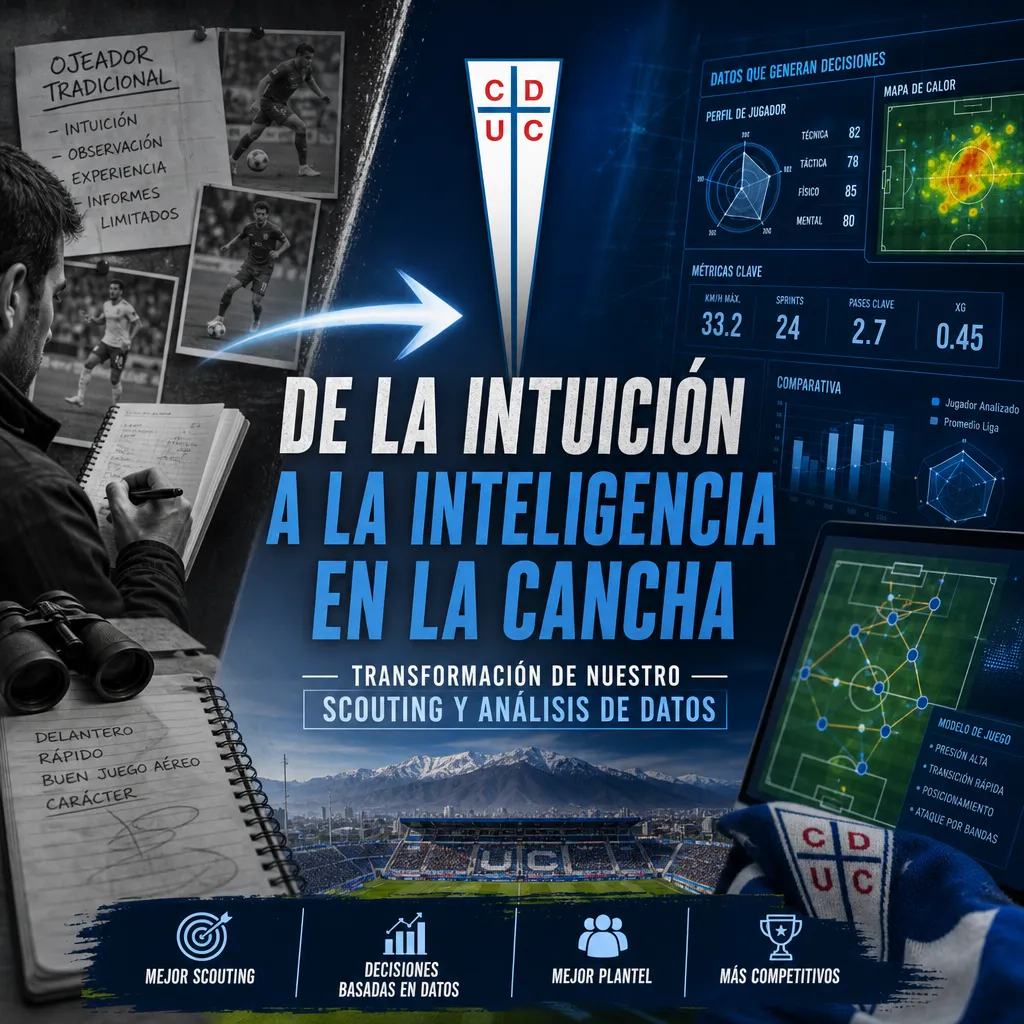 Análisis de datos en el fútbol: la revolución de la UC tras Buljubasich