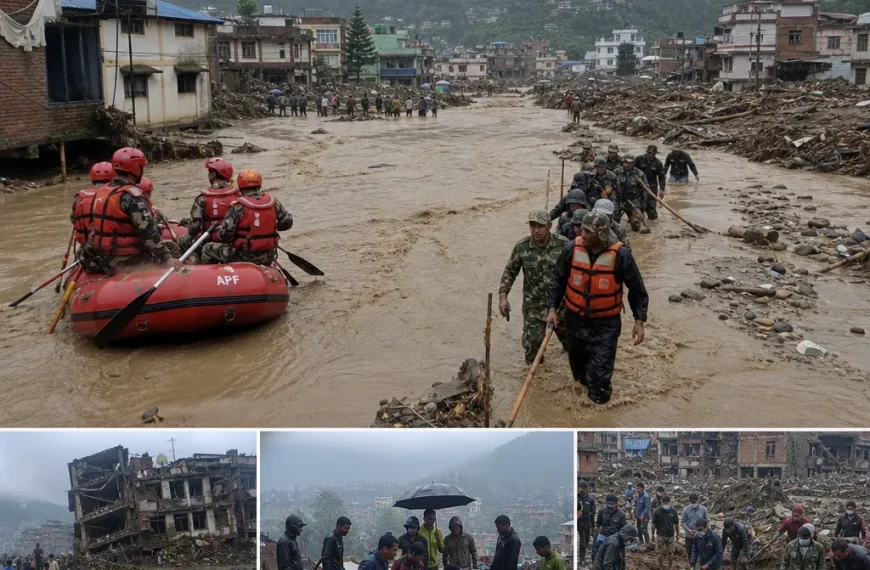 Inundaciones en Nepal: La cifra de desaparecidos se eleva a casi 2.000