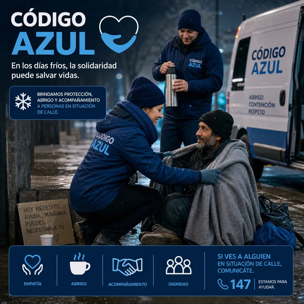 Código Azul: Medidas de Protección para Personas en Situación de Calle