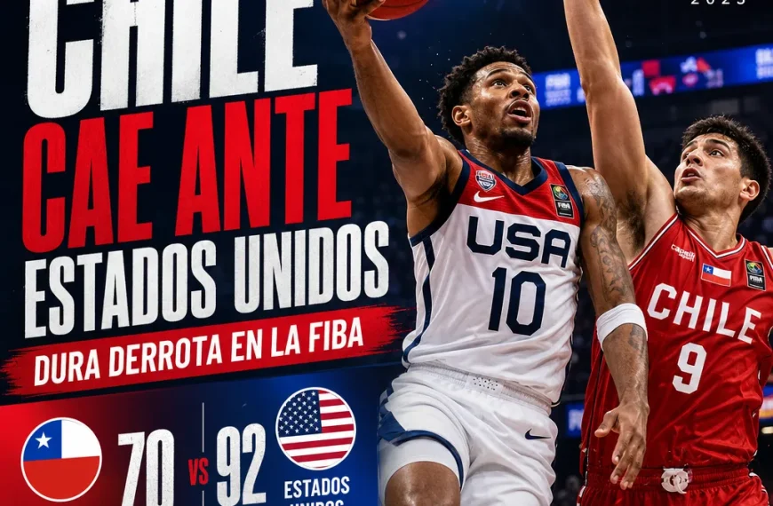 Chile derrota Estados Unidos en un impactante partido de baloncesto