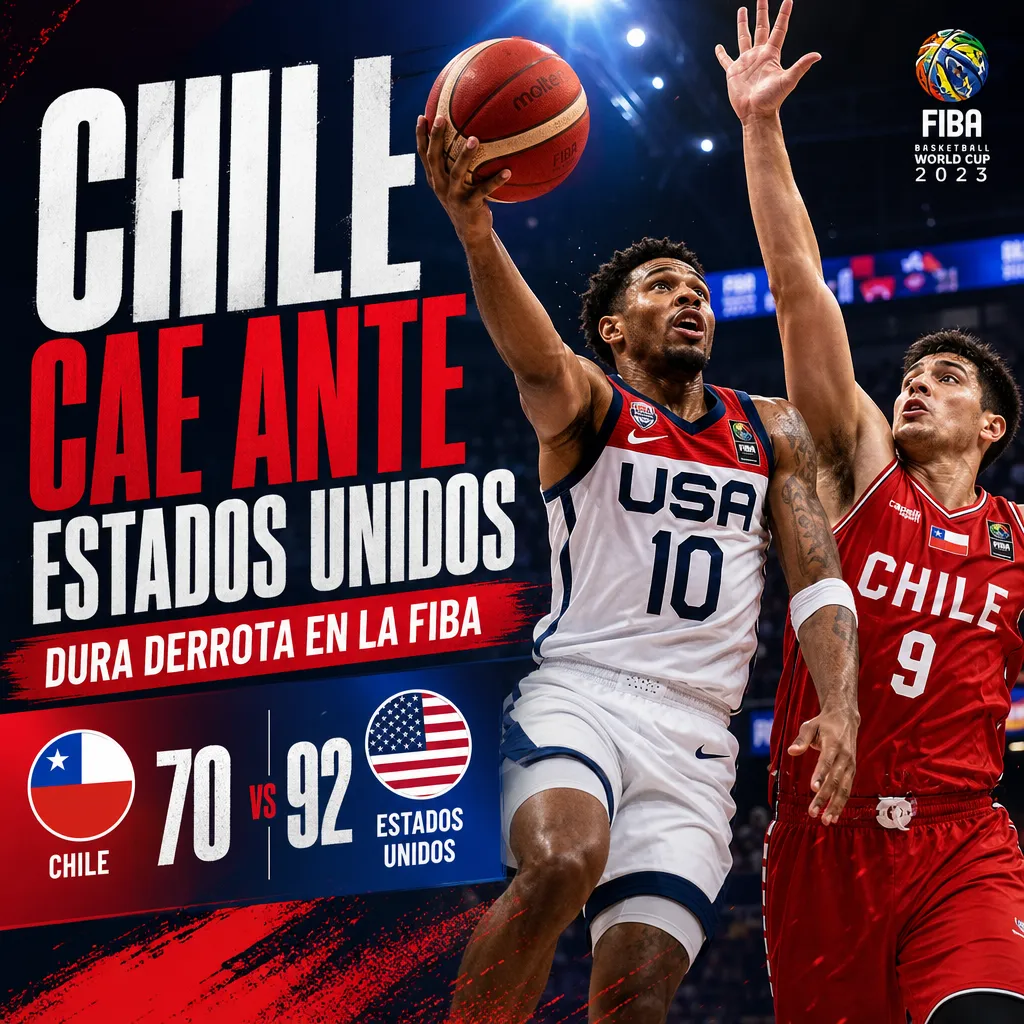 Chile derrota Estados Unidos en un impactante partido de baloncesto