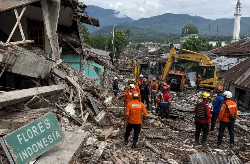 Terremoto en Indonesia deja al menos dos muertos en Flores
