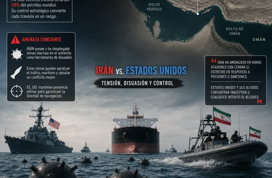 Minas en el estrecho de Ormuz: ¿Qué implicaciones tiene para el petróleo?