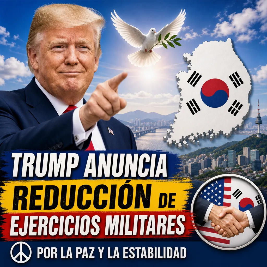Donald Trump y su polémica decisión sobre ejercicios militares con Corea del Sur