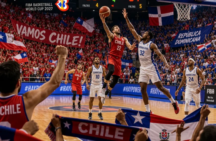 Clasificatorias al Mundial de Básquetbol: Chile se enfrenta a Dominicana
