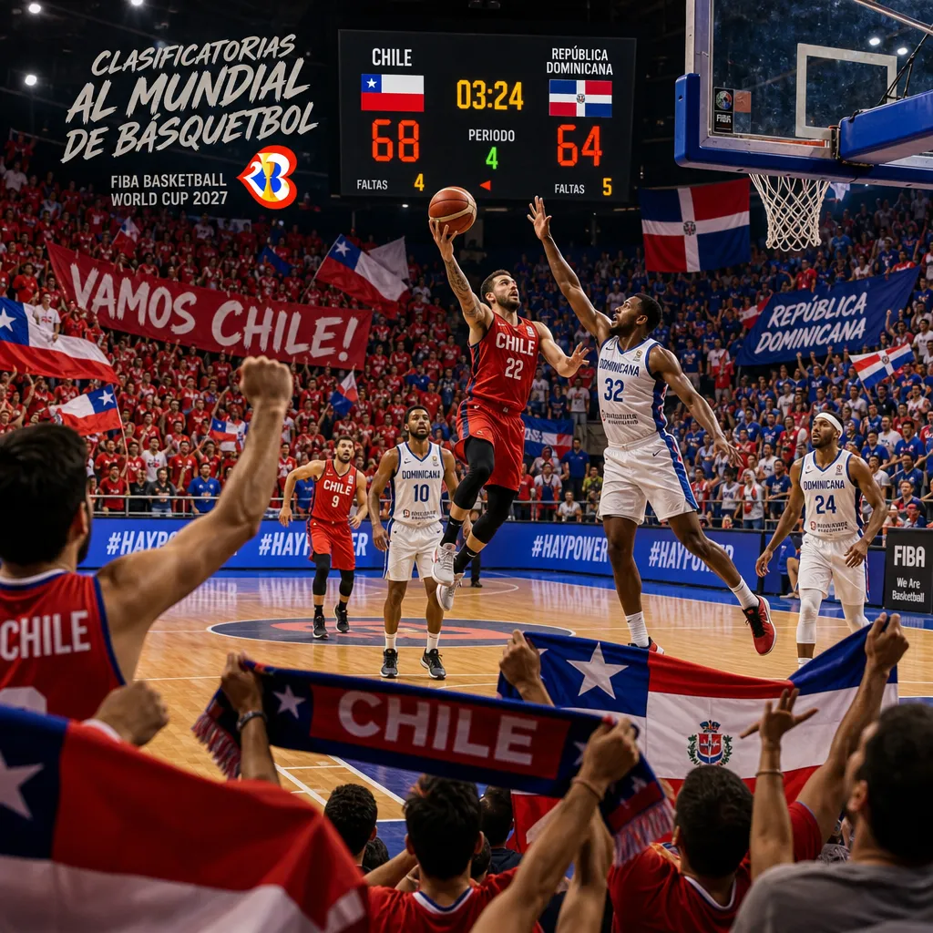 Clasificatorias al Mundial de Básquetbol: Chile se enfrenta a Dominicana