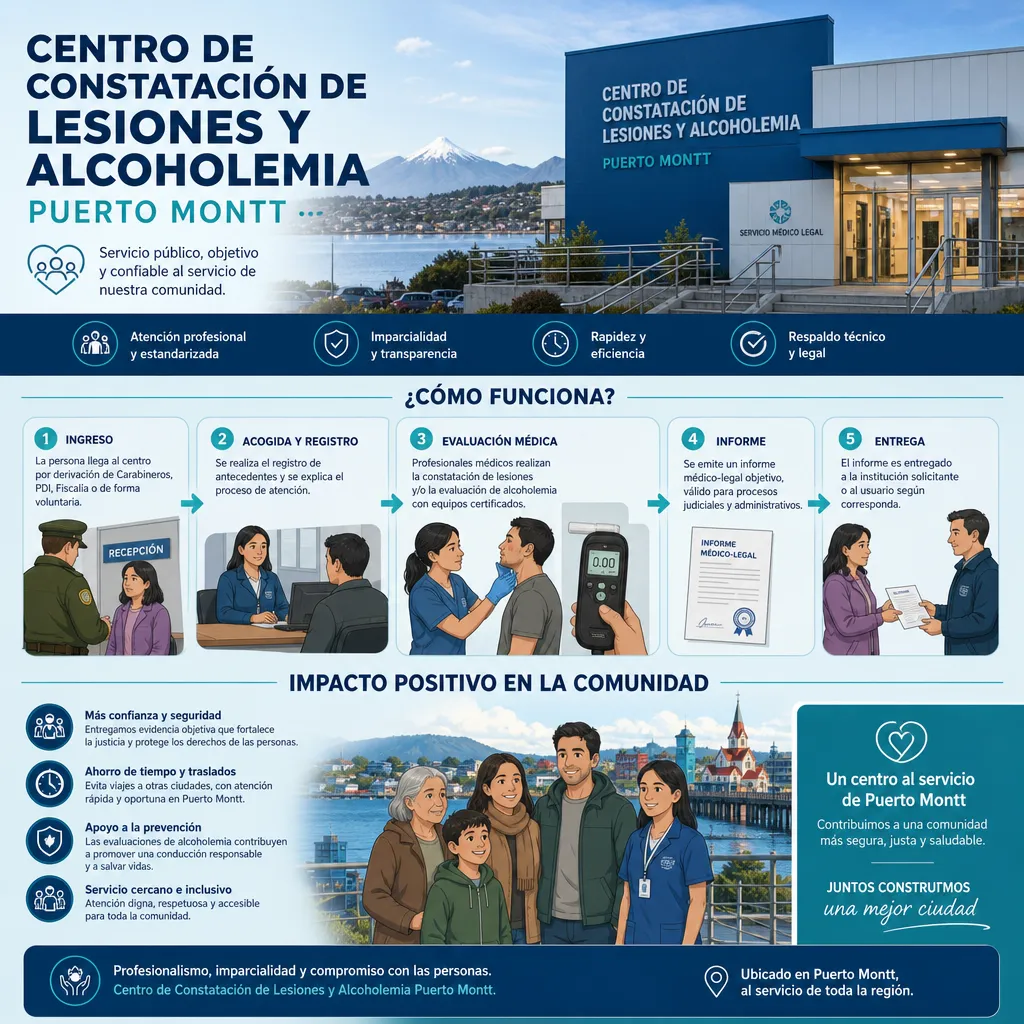 Centro de Constatación de Lesiones y Alcoholemia en Puerto Montt
