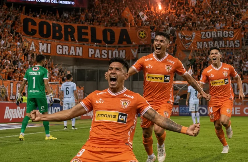 Cobreloa sueña con el ascenso: vence a Wanderers y toma la delantera