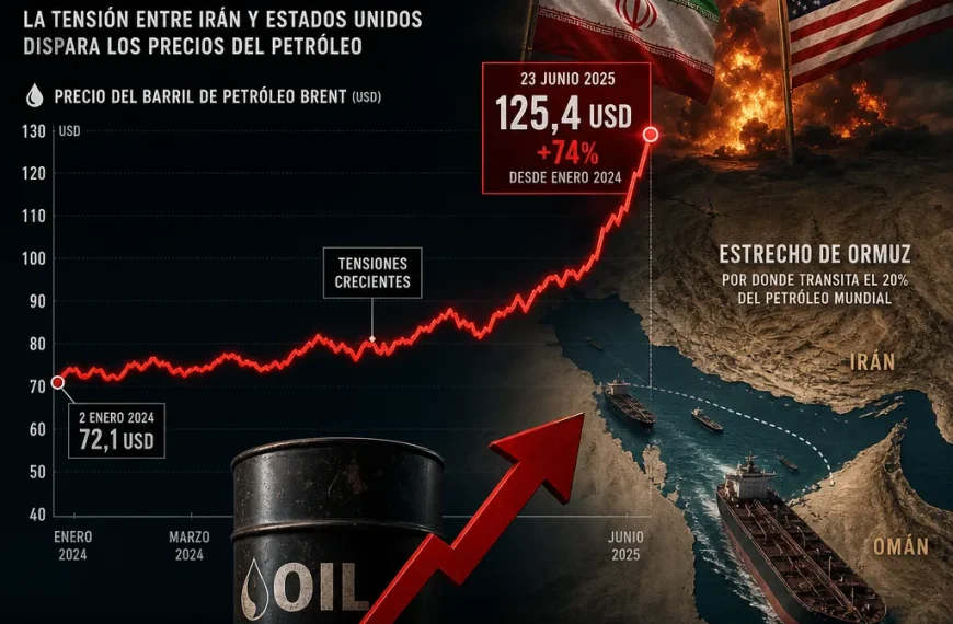 Precios del petróleo en aumento tras nuevos ataques en Medio Oriente